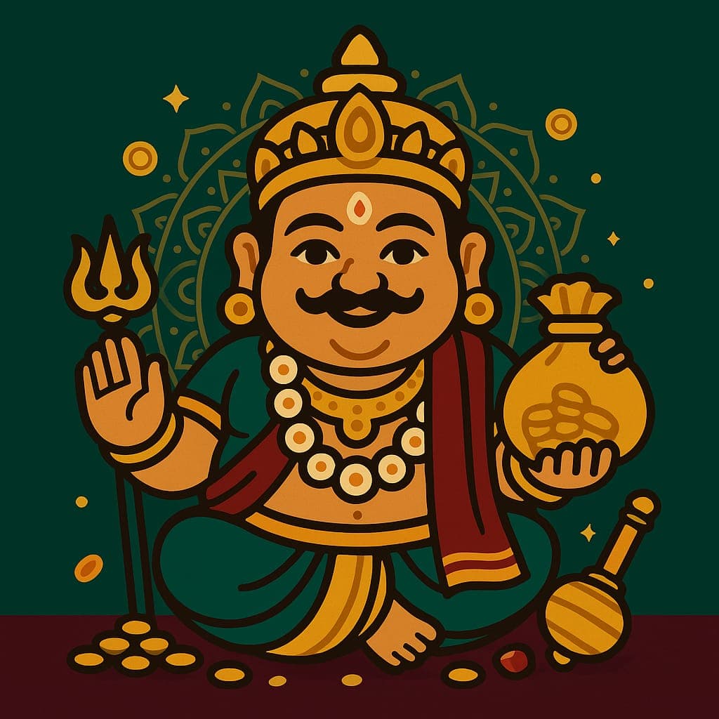  श्री कुबेर देव आरती – हिंदी व अंग्रेज़ी में अर्थ सहित | तथ्य | लाभ | अवसर और पाठ का समय