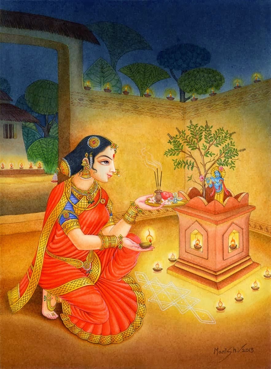 Shri  Tulshi  ji Chalisa in Hindi & English – Lyrics, Meaning & Benefits