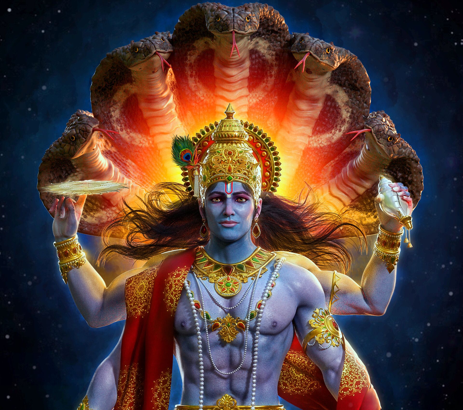  In every repetition of Vishnu’s mantra lies the promise of protection, preservation, and peace